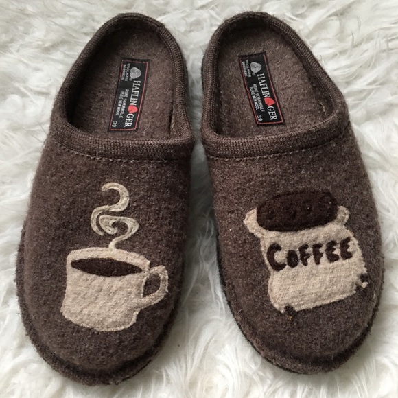 haflinger coffee slippers